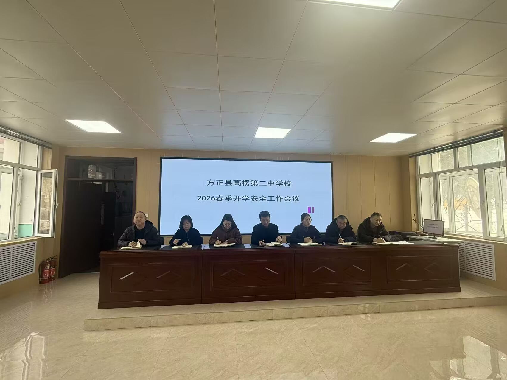 高楞第二中学开展安全演练活动纪实