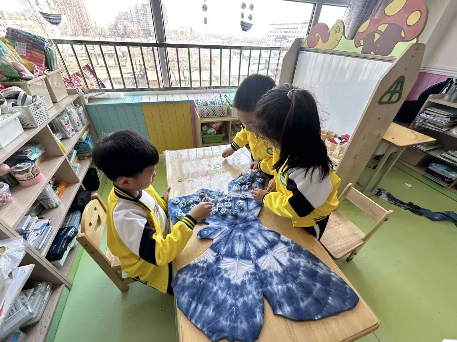 2026.4.7大二班扎染